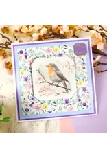 HUNKYDORY CRAFTS LTD. HUNKYDORY MOONSTONE MINI STRAIGHT EDGED NESTING TRIMMED CORNER SQUARE DIE SET
