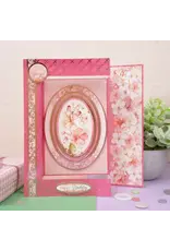 HUNKYDORY CRAFTS LTD. HUNKYDORY BLUSHING BLOSSOMS LUXURY FOILED EDGE-TO-EDGE CARDSTOCK