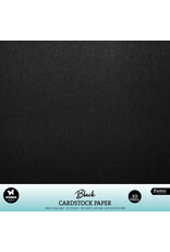 STUDIOLIGHT STUDIOLIGHT ESSENTIALS COLLECTION 12x12 BLACK CARDSTOCK 10/PK