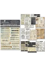 CIAO BELLA CIAO BELLA MIXED MEDIA STICKER LITTLE WORDS 10/PK