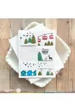 WAFFLE FLOWER WAFFLE FLOWER WINTER VIEW CLEAR STAMP SET