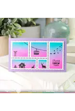 WAFFLE FLOWER WAFFLE FLOWER WINTER VIEW CLEAR STAMP SET