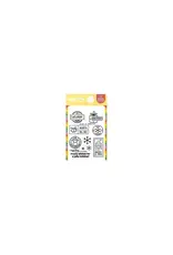 WAFFLE FLOWER WAFFLE FLOWER POSTAGE COLLAGE NORTH POLE CLEAR STAMP SET