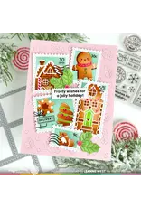 WAFFLE FLOWER WAFFLE FLOWER POSTAGE COLLAGE NORTH POLE CLEAR STAMP SET