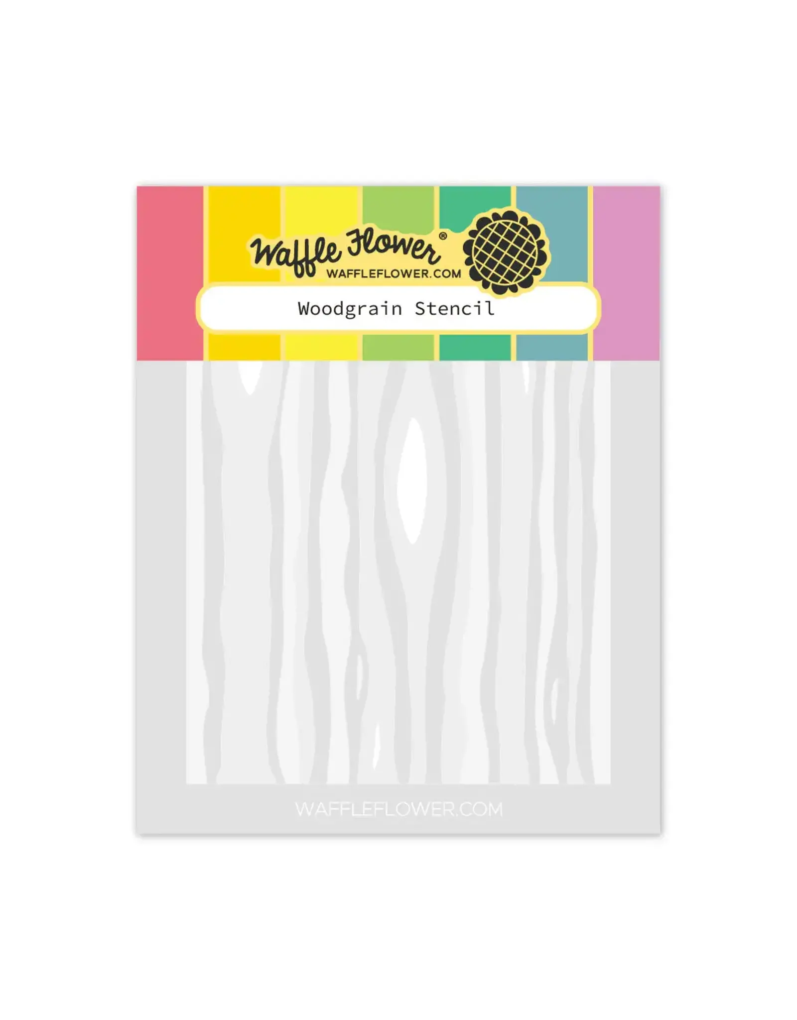 WAFFLE FLOWER WAFFLE FLOWER WOODGRAIN STENCIL SET