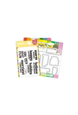 WAFFLE FLOWER WAFFLE FLOWER WARM WISHES CLEAR STAMP SET AND DIE COMBO