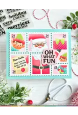 WAFFLE FLOWER WAFFLE FLOWER POSTAGE COLLAGE DEAR SANTA CLEAR STAMP SET
