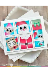 WAFFLE FLOWER WAFFLE FLOWER POSTAGE COLLAGE DEAR SANTA CLEAR STAMP SET