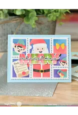 WAFFLE FLOWER WAFFLE FLOWER POSTAGE COLLAGE DEAR SANTA STENCIL SET