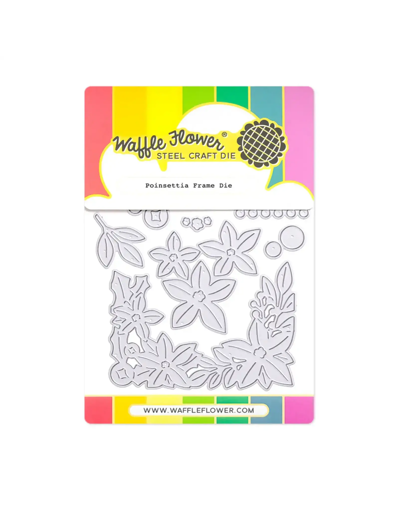 WAFFLE FLOWER WAFFLE FLOWER POINSETTIA FRAME DIE SET