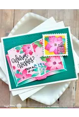 WAFFLE FLOWER WAFFLE FLOWER OPEN BOOK POINSETTIA STENCIL SET