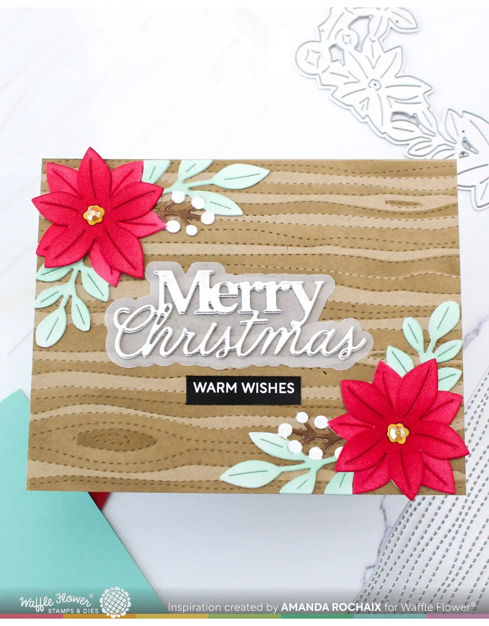 WAFFLE FLOWER WAFFLE FLOWER MERRY CHRISTMAS DIE