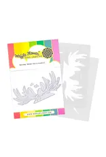 WAFFLE FLOWER WAFFLE FLOWER HOLIDAY MOOSE DIE-N-STENCIL