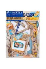 49 AND MARKET 49 AND MARKET BEACH VIBES DIE-CUT ELEMENTS 48 PIECES