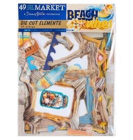 49 AND MARKET 49 AND MARKET BEACH VIBES DIE-CUT ELEMENTS 48 PIECES
