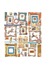 49 AND MARKET 49 AND MARKET BEACH VIBES DIE-CUT ELEMENTS 48 PIECES