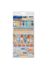 49 AND MARKET 49 AND MARKET BEACH VIBES PUFFY STICKERS