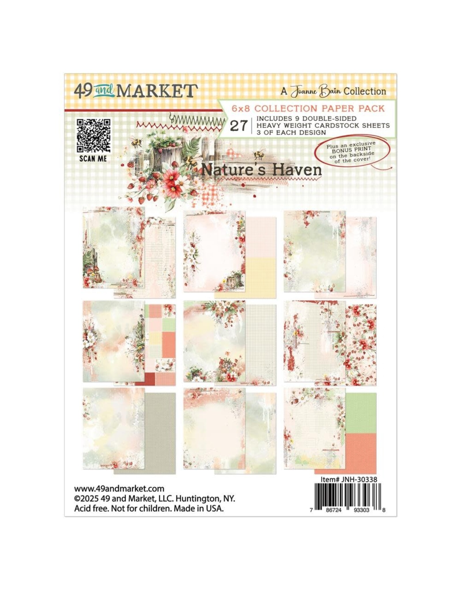 49 AND MARKET 49 AND MARKET NATURE'S HAVEN 6x8 COLLECTION PACK