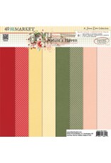 49 AND MARKET 49 AND MARKET NATURE'S HAVEN SOLIDS 12x12 COLLECTION PACK