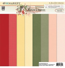 49 AND MARKET 49 AND MARKET NATURE'S HAVEN SOLIDS 12x12 COLLECTION PACK