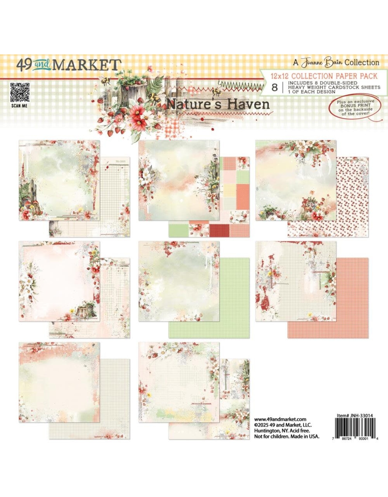 49 AND MARKET 49 AND MARKET NATURE'S HAVEN 12x12 COLLECTION PACK