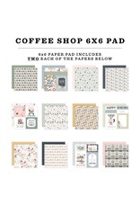 CARTA BELLA CARTA BELLA COFFEE SHOP 6x6 PAPER PAD
