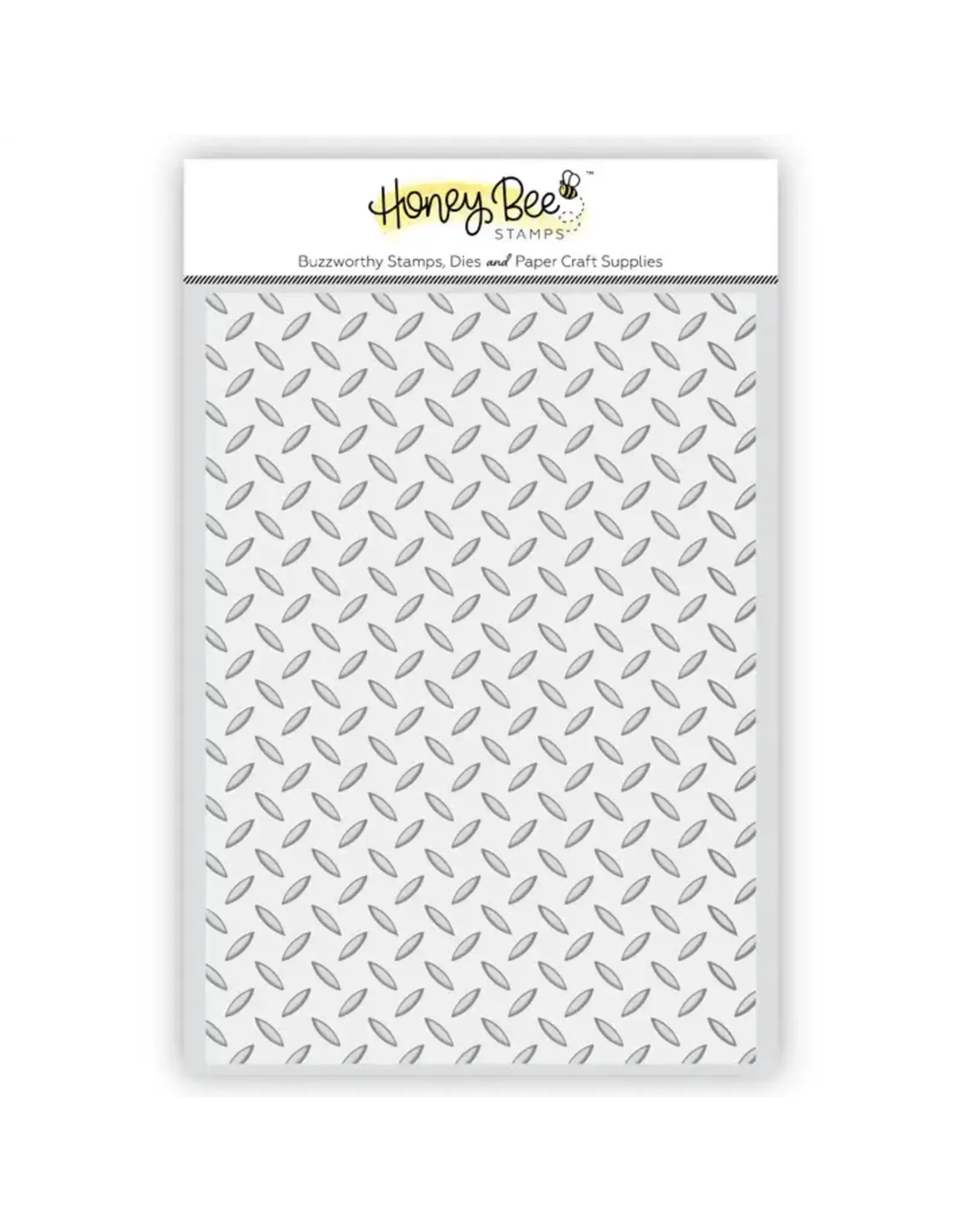 HONEY BEE HONEY BEE STAMPS DIAMOND PLATE 3D EMBOSSING FOLDER