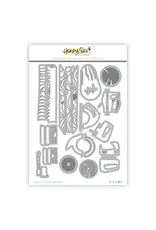 HONEY BEE HONEY BEE STAMPS LOVELY LAYERS: WOODWORKING DIE SET