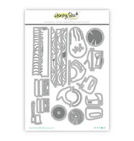 HONEY BEE HONEY BEE STAMPS LOVELY LAYERS: WOODWORKING DIE SET