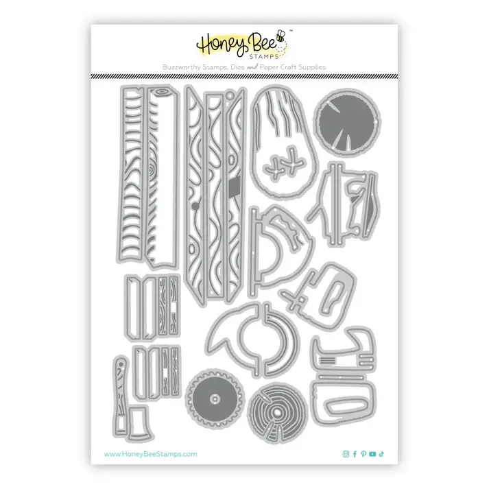HONEY BEE HONEY BEE STAMPS LOVELY LAYERS: WOODWORKING DIE SET