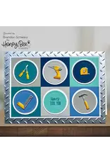 HONEY BEE HONEY BEE STAMPS LOVELY LAYERS: PEGBOARD GARAGE TOOLS DIE SET