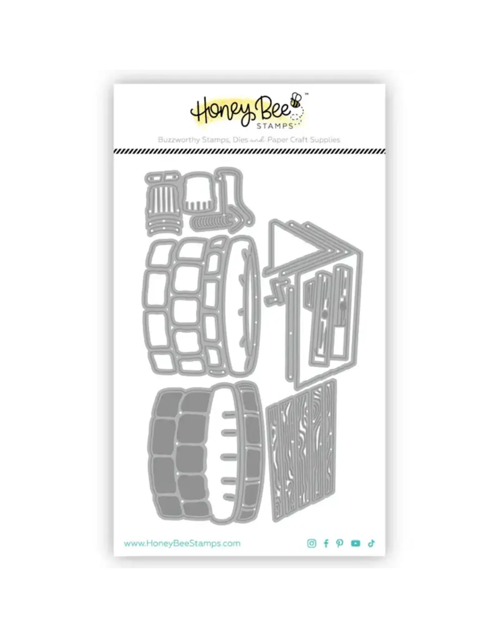 HONEY BEE HONEY BEE STAMPS LOVELY LAYERS: WISHING WELL DIE SET