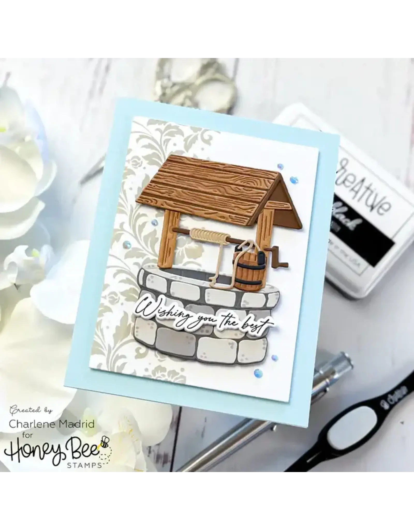 HONEY BEE HONEY BEE STAMPS LOVELY LAYERS: WISHING WELL DIE SET