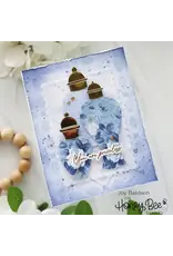 HONEY BEE HONEY BEE STAMPS FLORAL MOSAIC 6x6 LAYERING STENCIL SET 4/PK