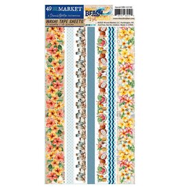49 AND MARKET 49 AND MARKET BEACH VIBES 6x12 WASHI TAPE SHEETS