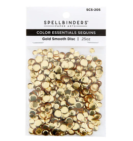 SPELLBINDERS SPELLBINDERS GOLD SMOOTH DISC COLOR ESSENTIAL SEQUINS
