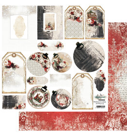 ALCHEMY OF ART ALCHEMY OF ART WONDERFUL CHRISTMAS TIME ART JOURNAL 12x12 EXTRAS CARDSTOCK