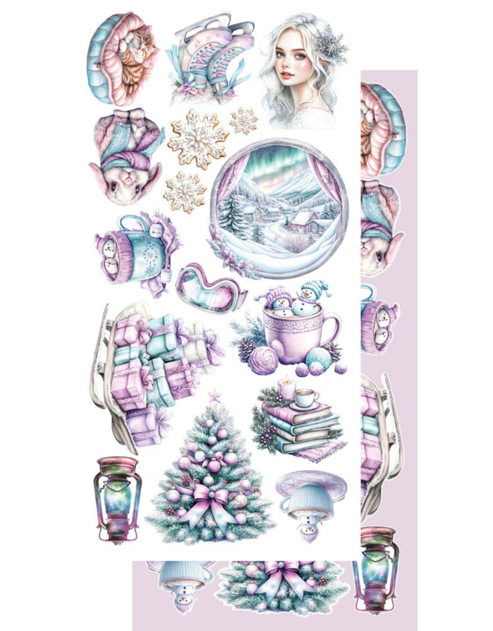 ALCHEMY OF ART ALCHEMY OF ART MAGIC OF THE NORTHERN LIGHTS 6x12 EXTRAS DIE-CUTS