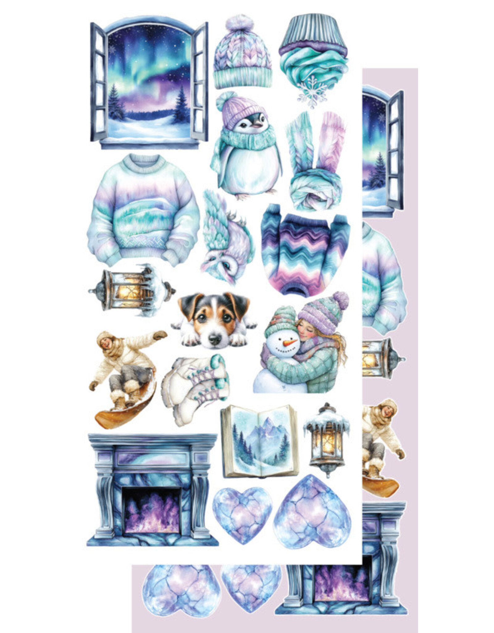 ALCHEMY OF ART ALCHEMY OF ART MAGIC OF THE NORTHERN LIGHTS 6x12 EXTRAS DIE-CUTS