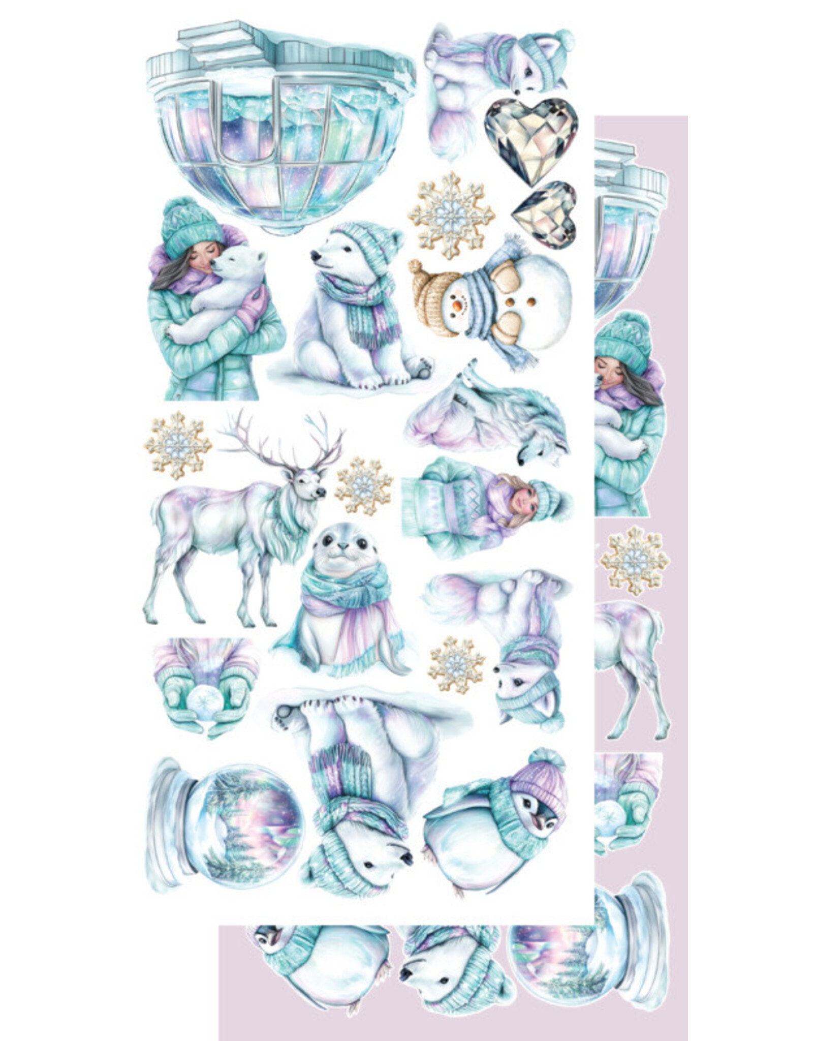 ALCHEMY OF ART ALCHEMY OF ART MAGIC OF THE NORTHERN LIGHTS 6x12 EXTRAS DIE-CUTS