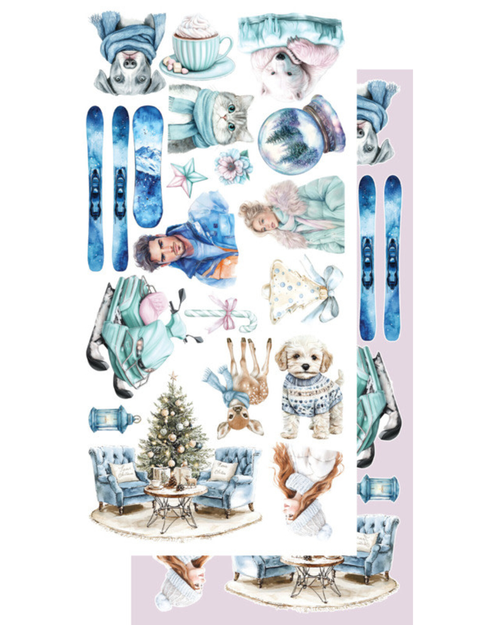 ALCHEMY OF ART ALCHEMY OF ART MAGIC OF THE NORTHERN LIGHTS 6x12 EXTRAS DIE-CUTS