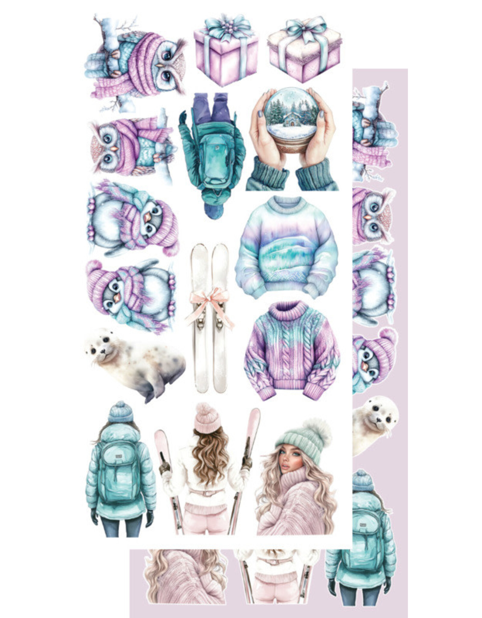 ALCHEMY OF ART ALCHEMY OF ART MAGIC OF THE NORTHERN LIGHTS 6x12 EXTRAS DIE-CUTS