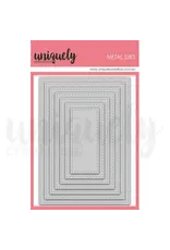 UNIQUELY CREATIVE UNIQUELY CREATIVE STITCHED NESTING RECTANGLE DIE SET