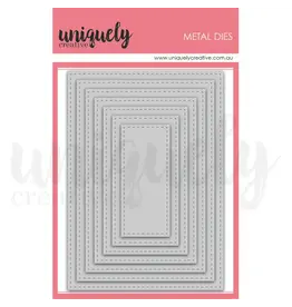 UNIQUELY CREATIVE UNIQUELY CREATIVE STITCHED NESTING RECTANGLE DIE SET