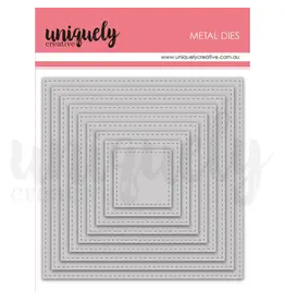 UNIQUELY CREATIVE UNIQUELY CREATIVE STITCHED NESTING SQUARE DIE SET
