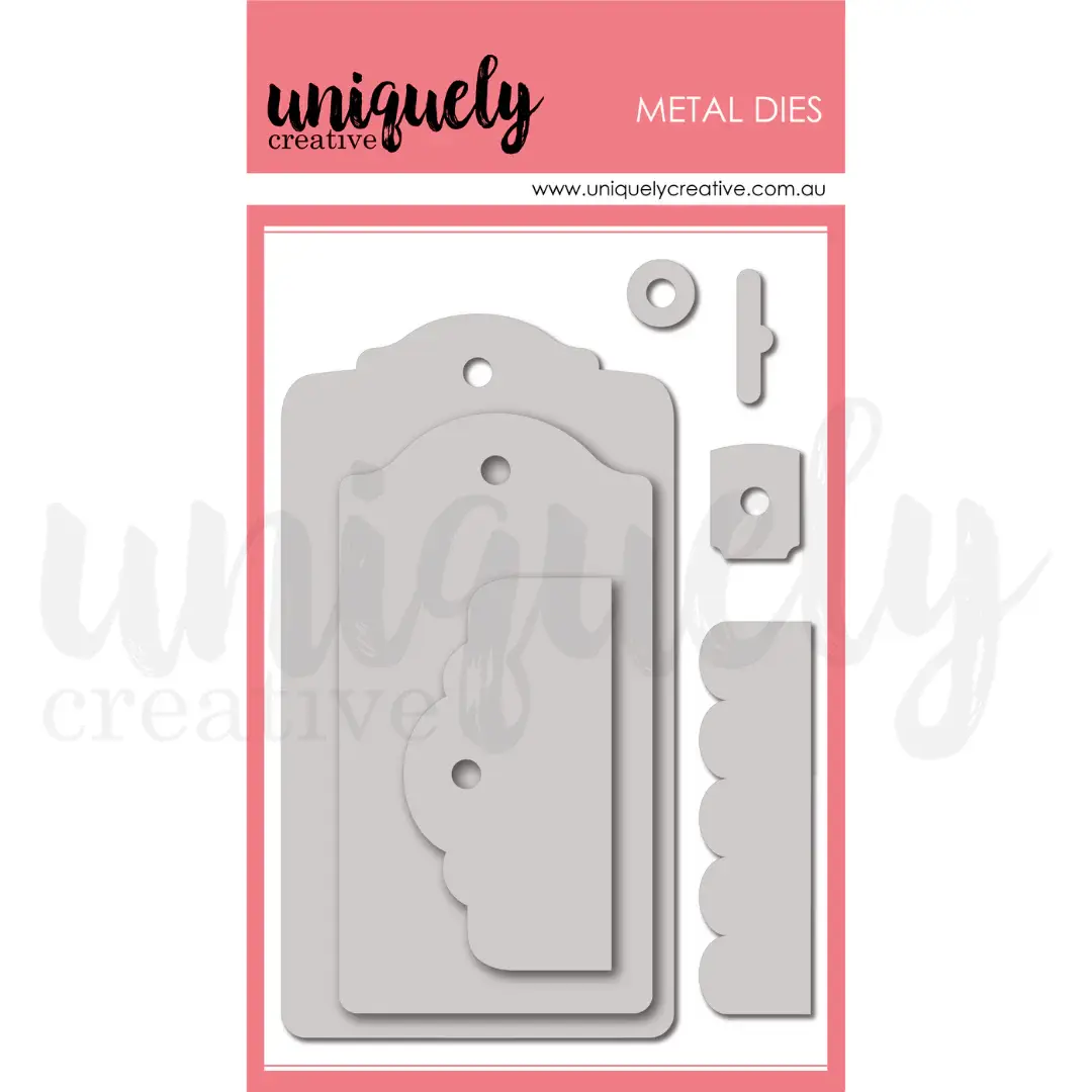 UNIQUELY CREATIVE UNIQUELY CREATIVE TAGS TOPS 'N' TAILS 2.0 DIE SET