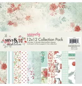 UNIQUELY CREATIVE UNIQUELY CREATIVE MINT & MISTLETOE 12x12 COLLECTION PACK