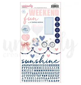 UNIQUELY CREATIVE UNIQUELY CREATIVE INDIGO BLOOM STICKERS