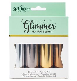 SPELLBINDERS SPELLBINDERS GLIMMER FOIL ESSENTIAL METALLICS VARIETY PACK