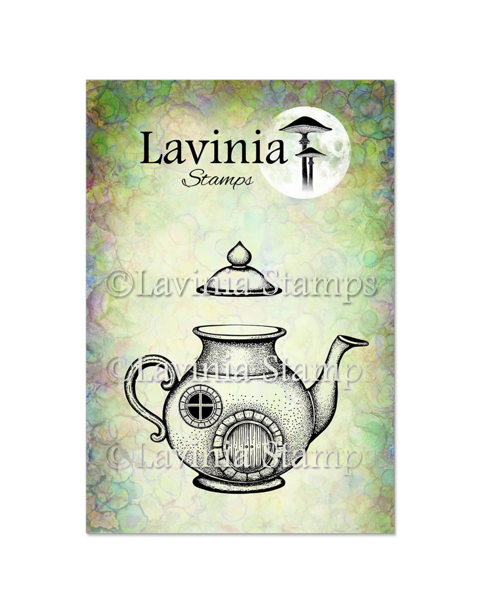 LAVINIA STAMPS LAVINIA STAMPS TEAPOT COTTAGE CLEAR STAMP SET